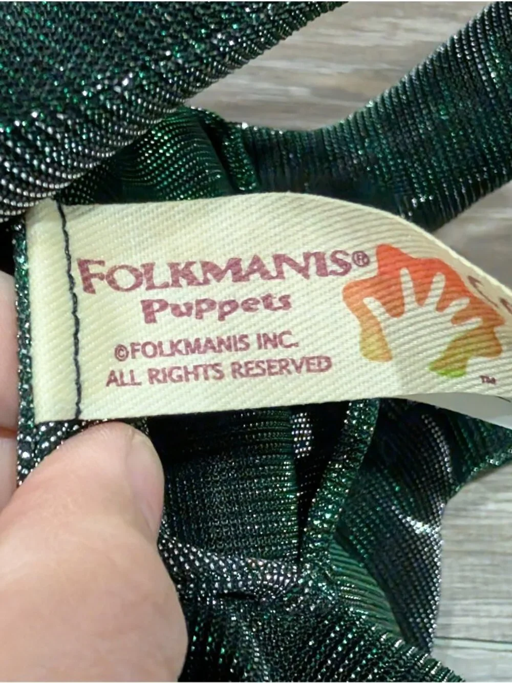 Folkmanis plush chameleon
